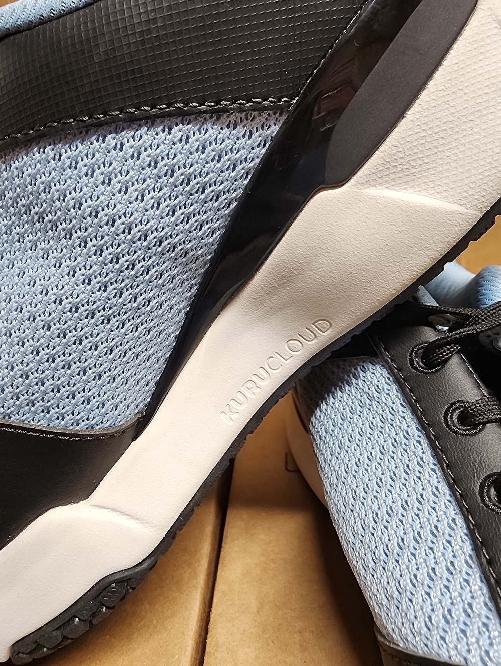 KURU Quantum 2.0 Women's Sneaker Blue Black. BEST shoe for Plantar Fasciitis! - Picture 4 of 7
